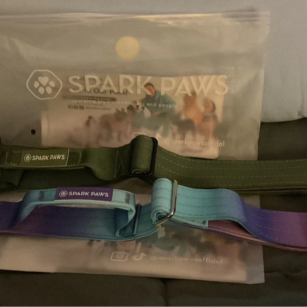 Spark Paws Tactical Dog Collar Green(medium)…only green is left - Picture 9 of 10
